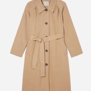 The Gathered Drape Trench Everlane NWT